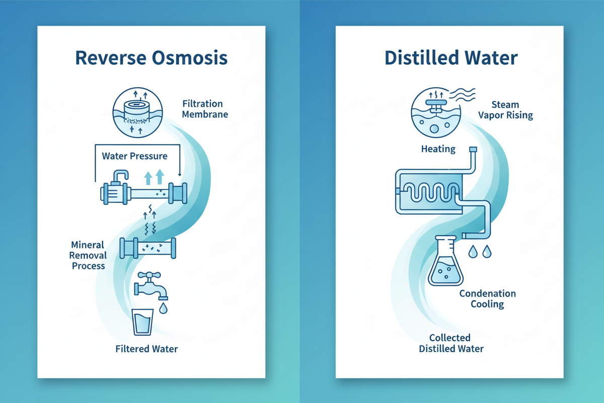 Reverse Osmosis vs Distilled Water for Humidifier