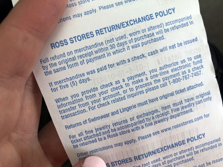Ross Return Policy: the Truth About Returning Without a Receipt