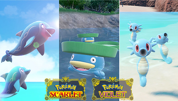 Pokemon Violet Water Type