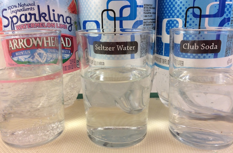 Sparkling Water vs Club Soda vs Seltzer Water