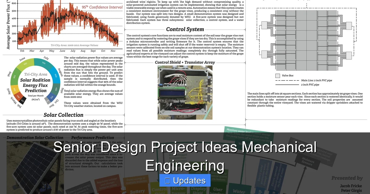 Mechanical Engineering Senior Design Project Ideas