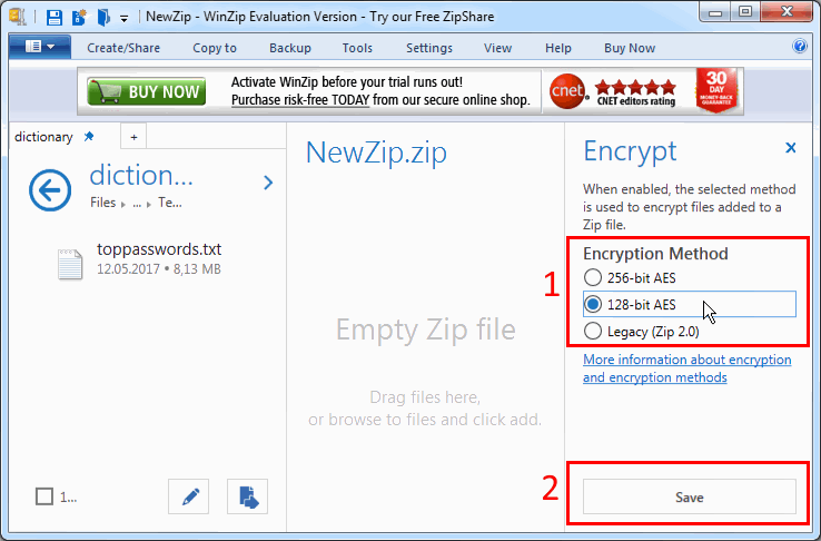 How to Unlock Winzip File