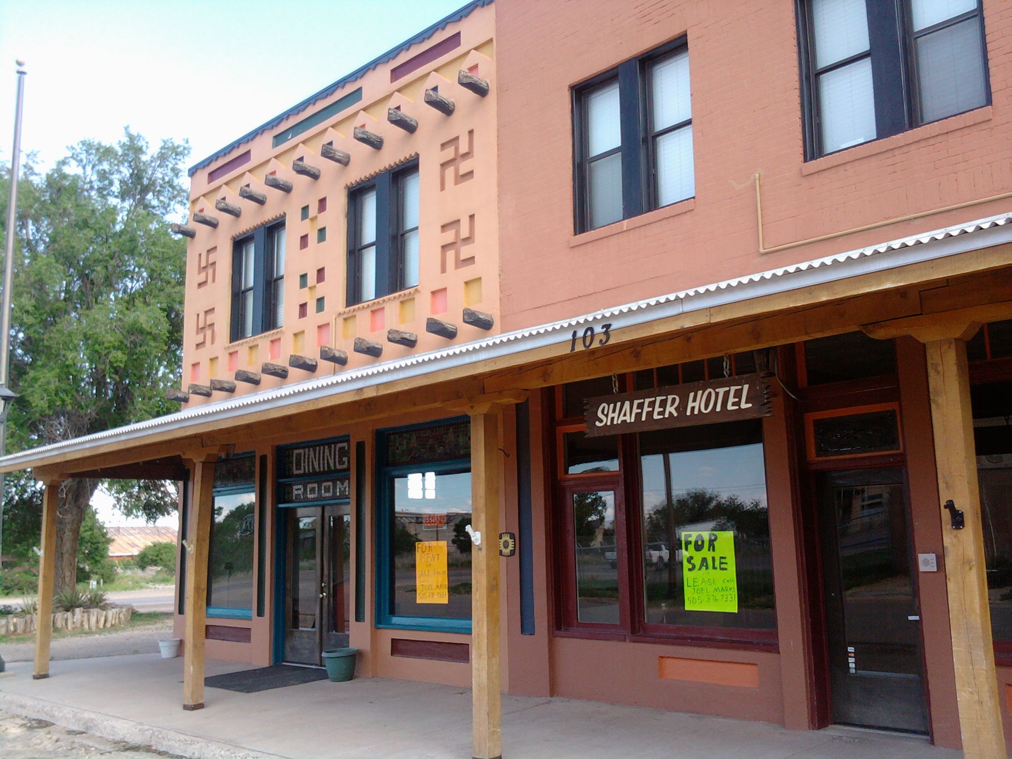 Shaffer Hotel Mountainair New Mexico