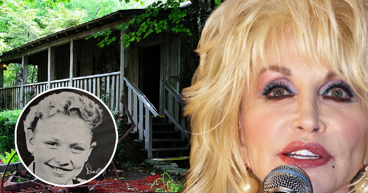 Dolly Parton Grew up in a One-Room Cabin with 11 Siblings