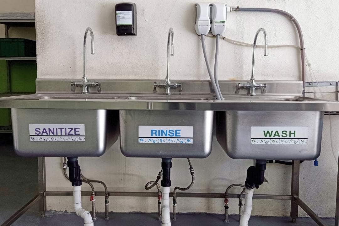 3 Sink Compartment Sanitizer