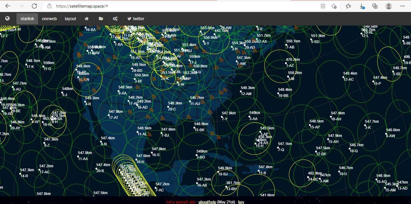 Satellite Tracker Live Map