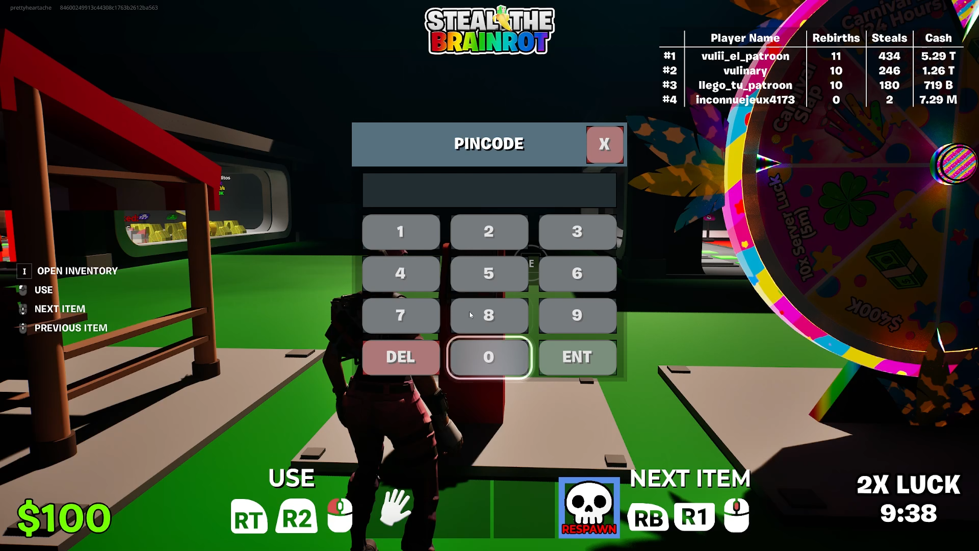 Cheat Codes for Steal a Brainrot