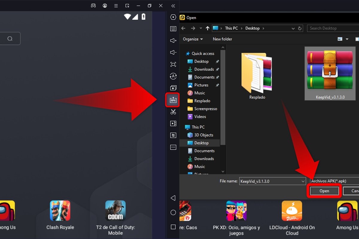 How to Open Apk File in Pc
