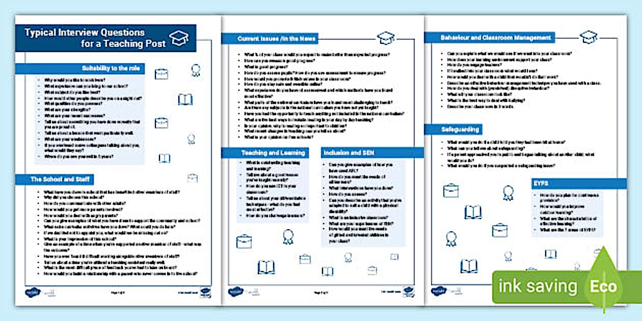 Primary Teacher Interview Questions and Answers Pdf