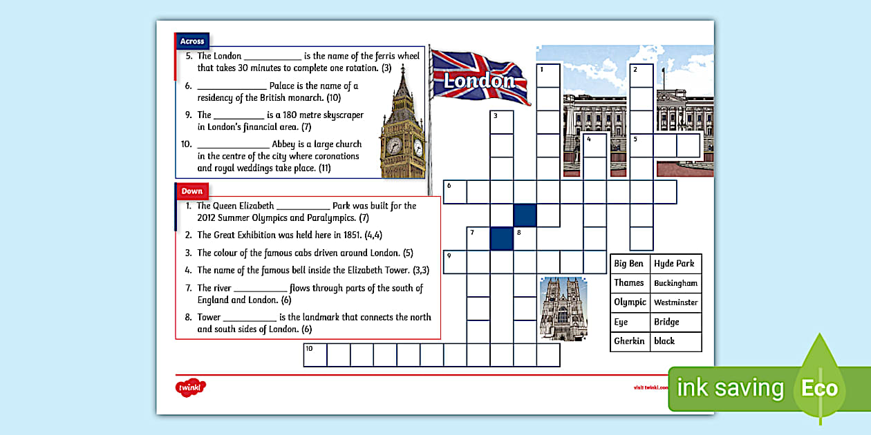 Town in West London Crossword Clue