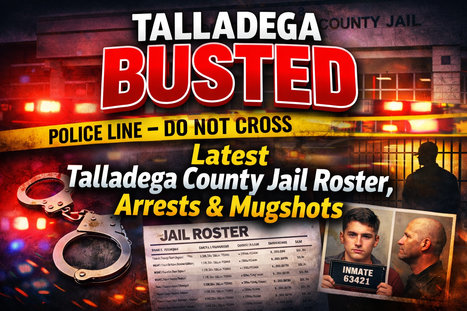 Talladega County Sylacauga Busted Mugshots Today