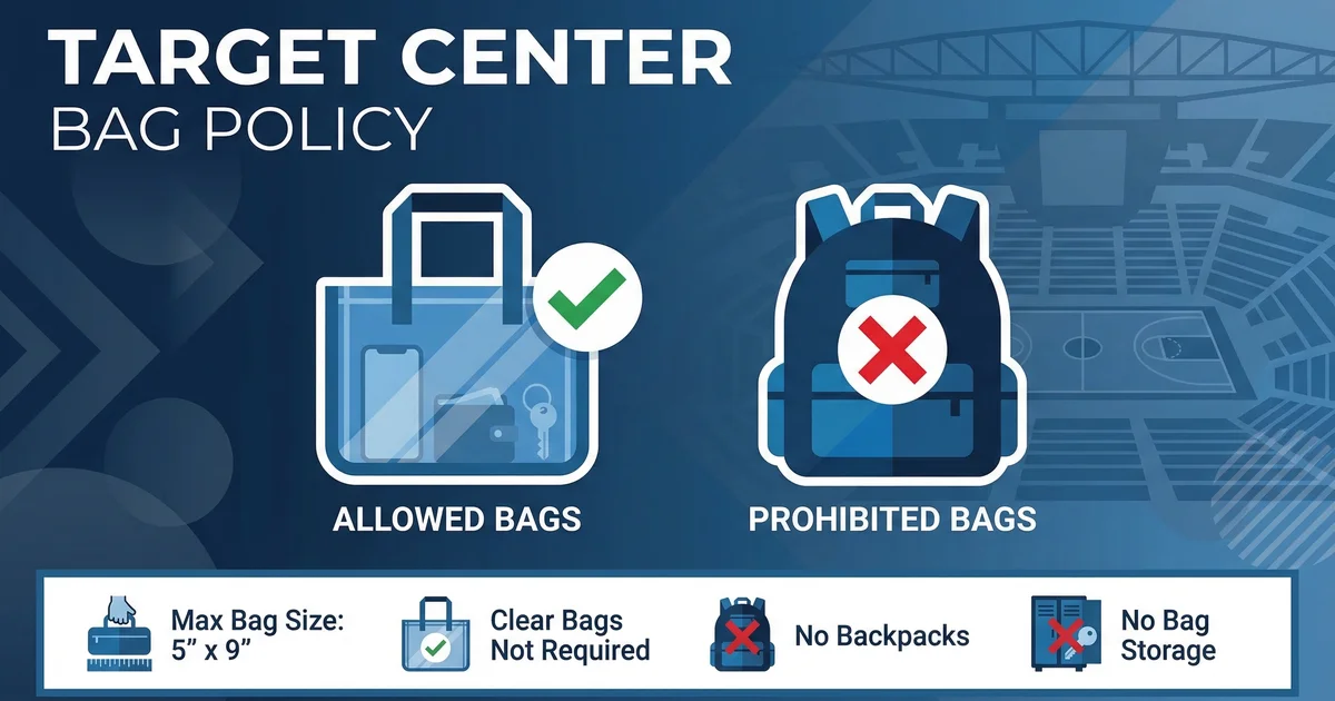 Bag Policy for Target Center