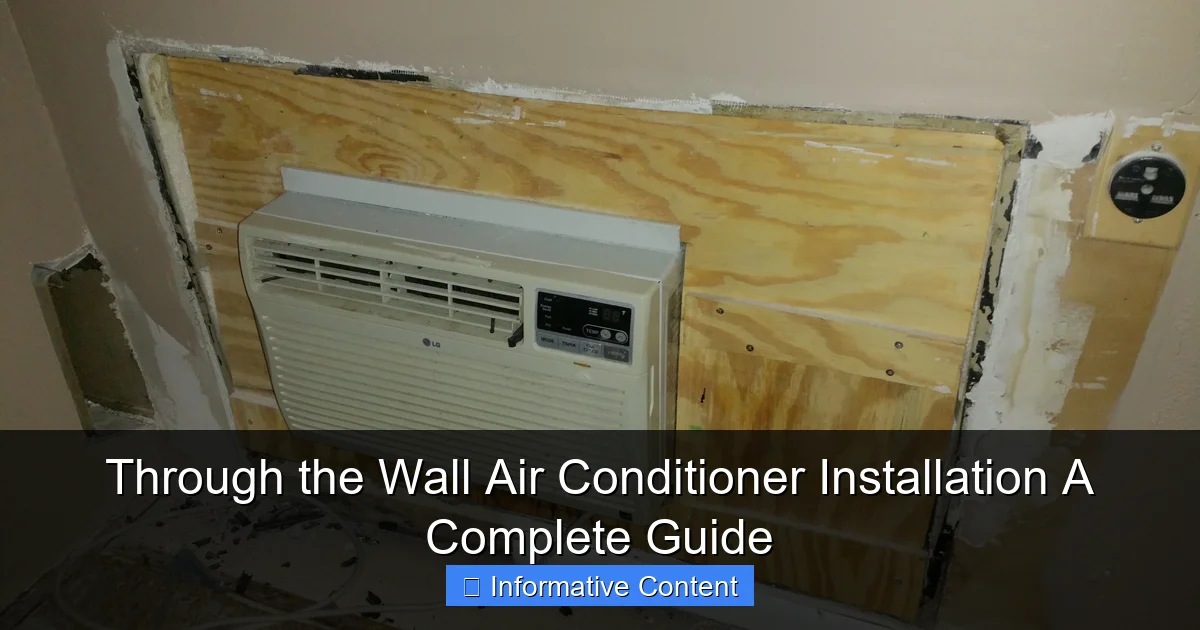 Installing a Through the Wall Ac Unit