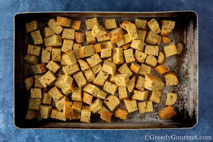 Toasting Bread for Stuffing