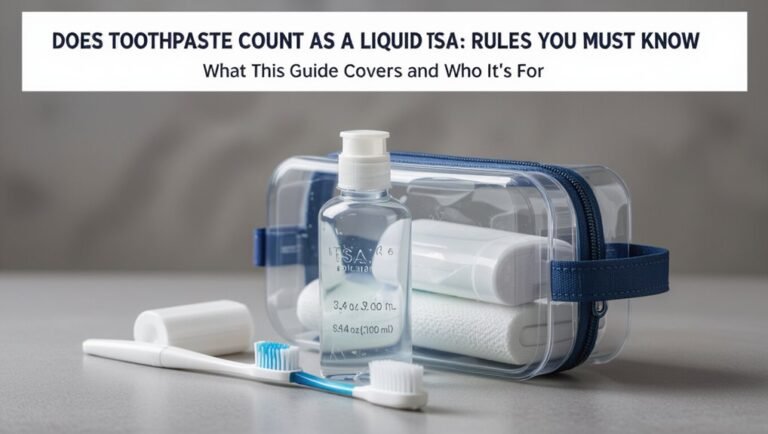 Does Toothpaste Count as a Liquid