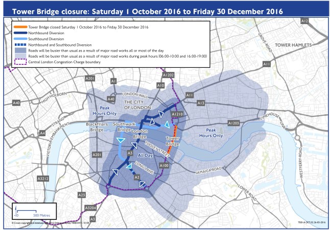 Is Tower Bridge in Congestion Zone