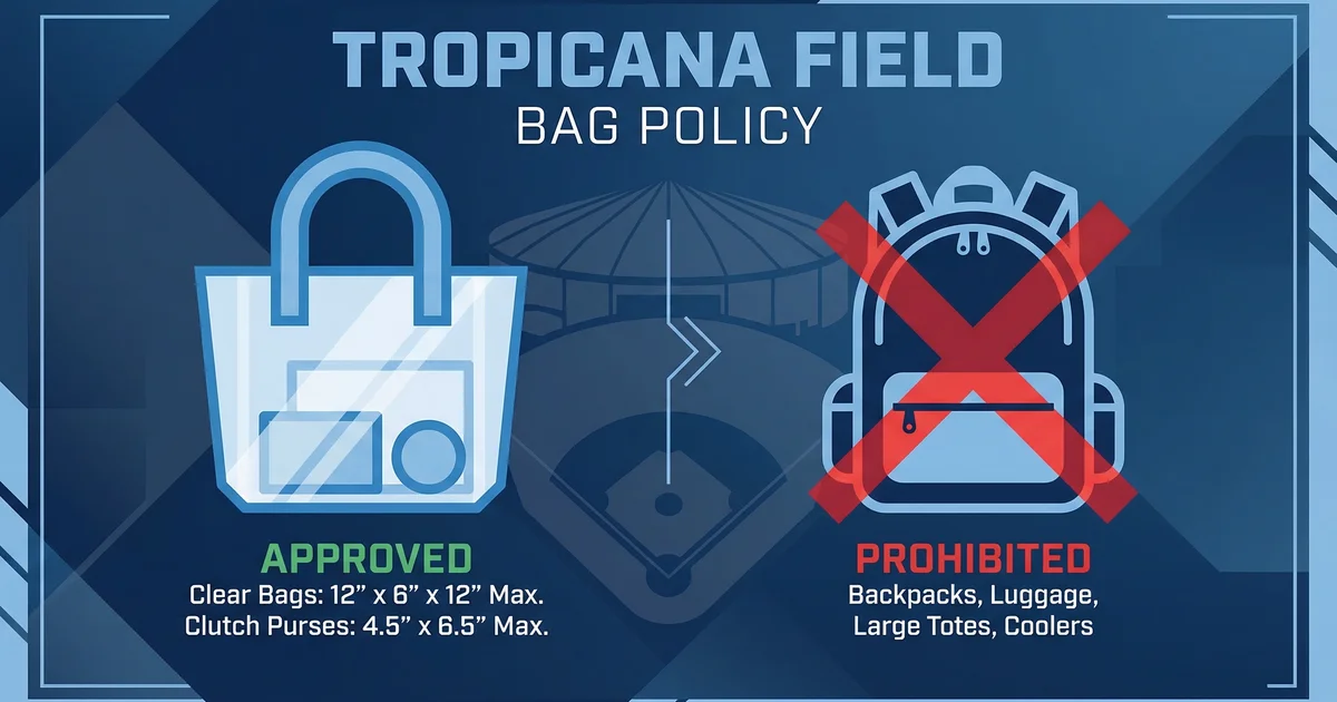 Tropicana Field Purse Policy 2026