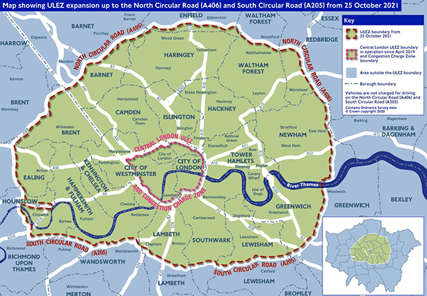 Is Hackney in the Congestion Zone