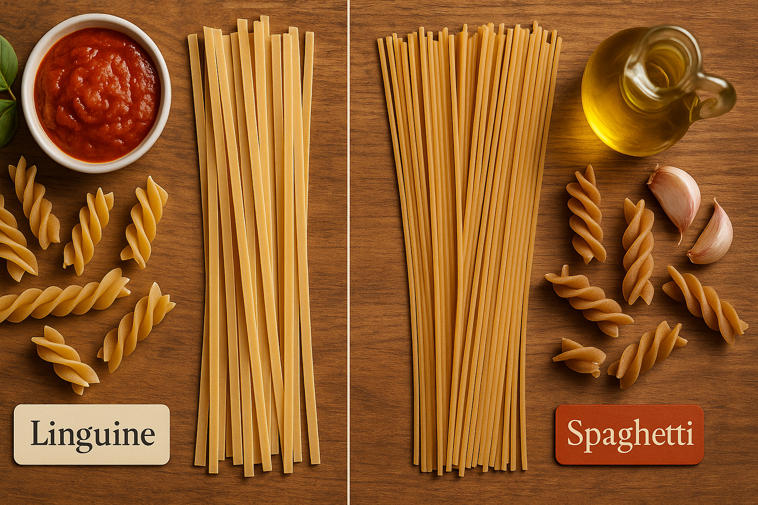 What Is the Difference Between Linguine and Spaghetti
