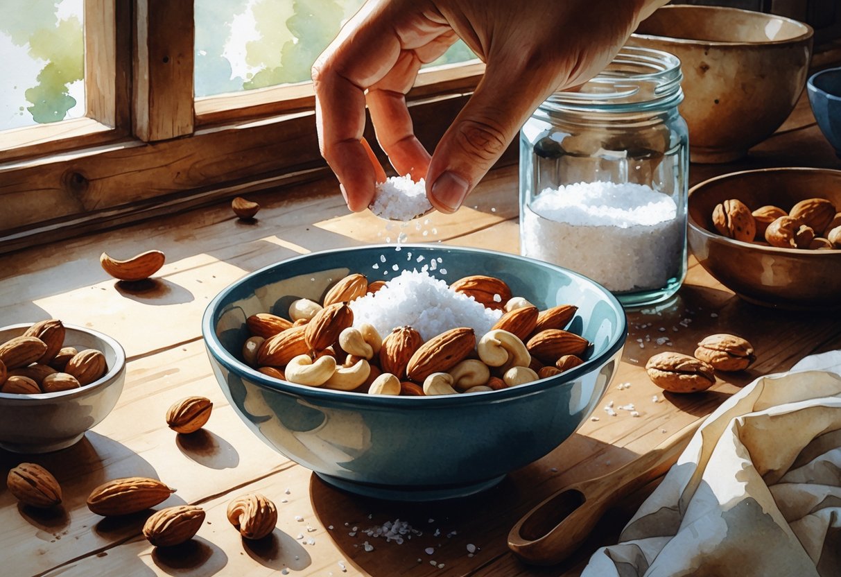 How Do You Salt Nuts
