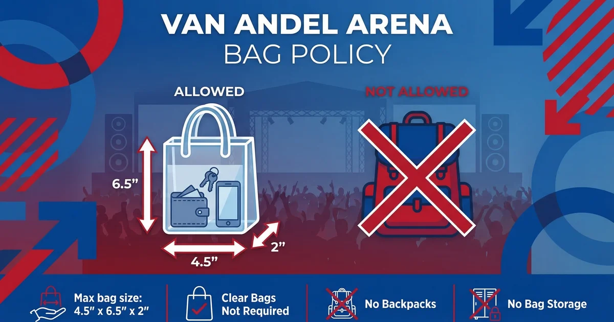 Van Andel Arena Bag Policy