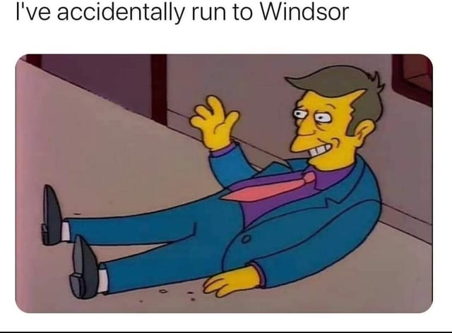 I Ve Accidentally Run to Windsor