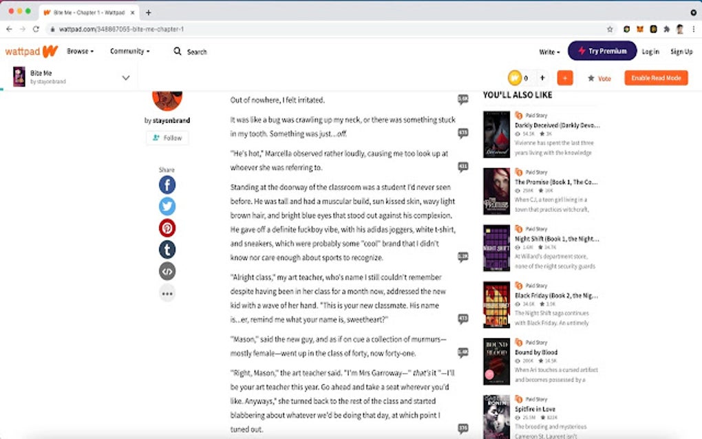 Chrome Extension to Download from Wattpad