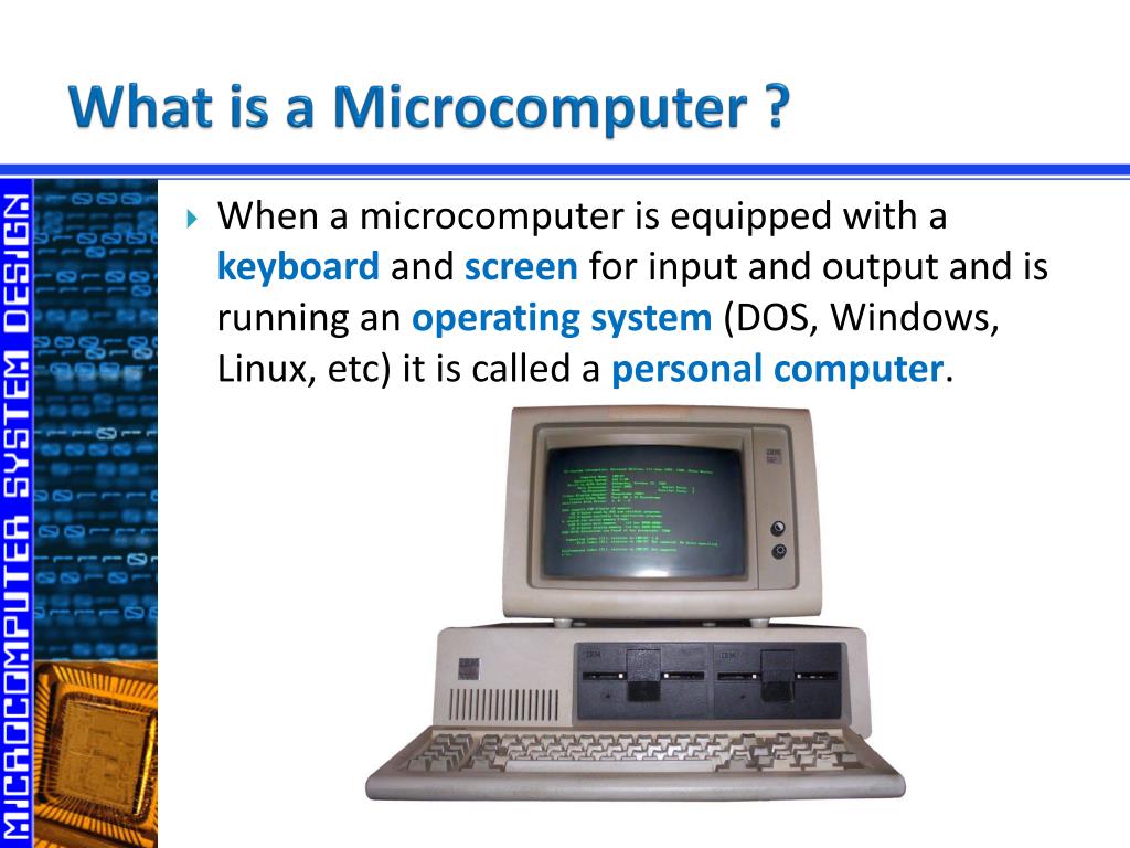 Meaning of Micro Computer