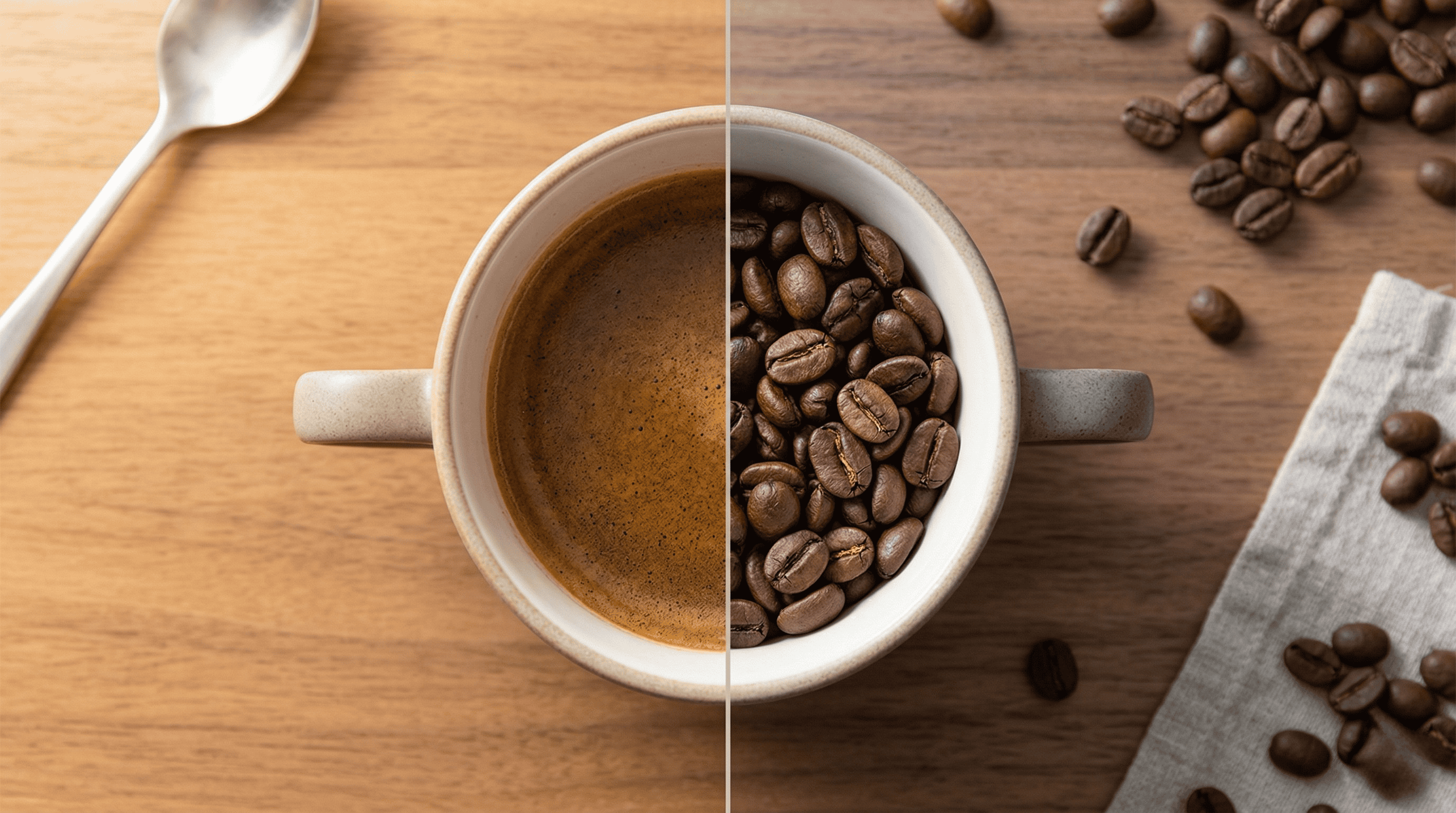 Half and Half Separating in Coffee