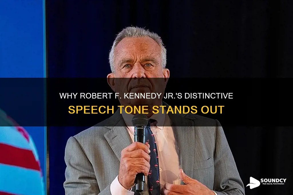 Why Does Rfk Jr Sound Like That