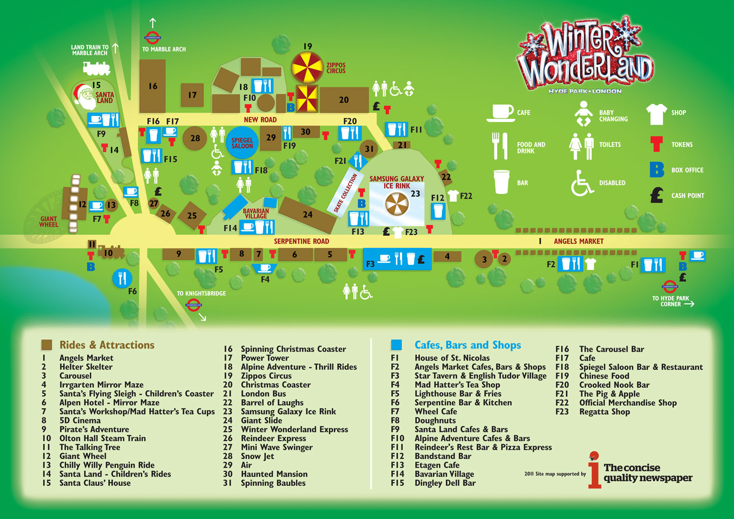 Nearest Train Station to Hyde Park Winter Wonderland