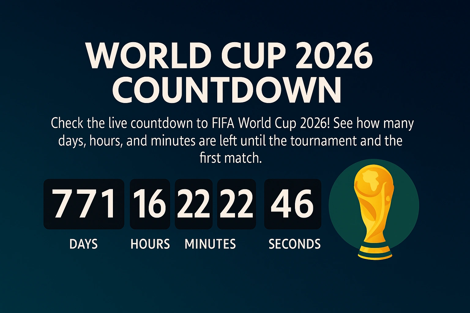 How Many Days Till the World Cup