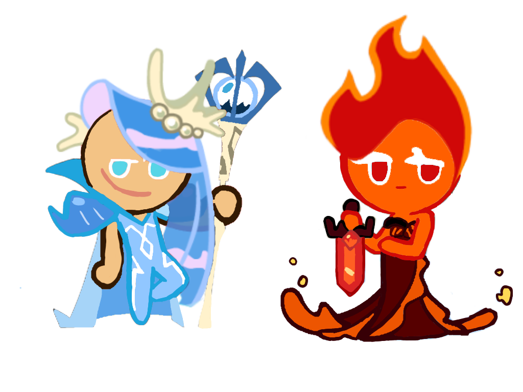 Fire Spirit Cookie X Sea Fairy Cookie