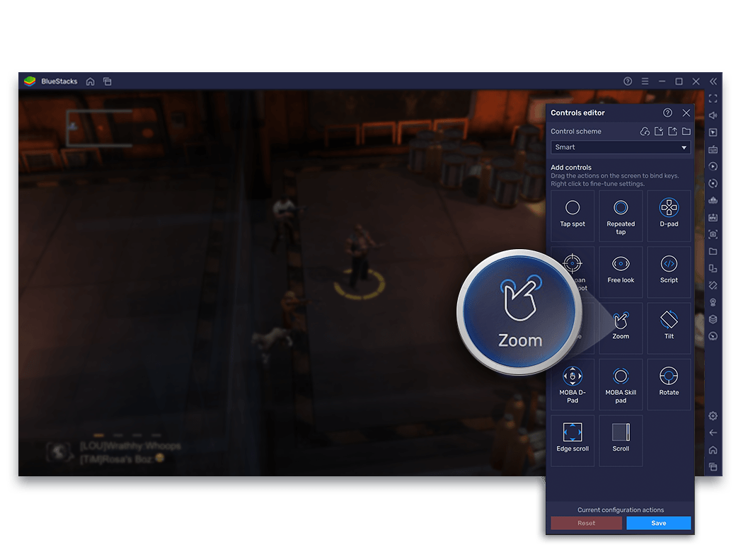 How to Zoom out on Bluestacks