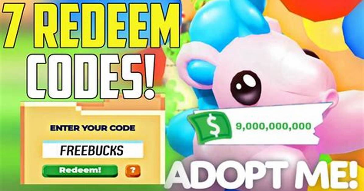 Codes for Adopt Me