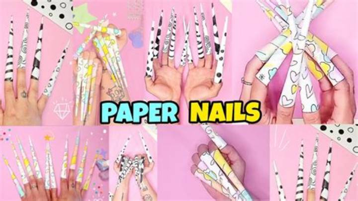 How to Make Nails with Paper: a Step-by-Step Craft Guide