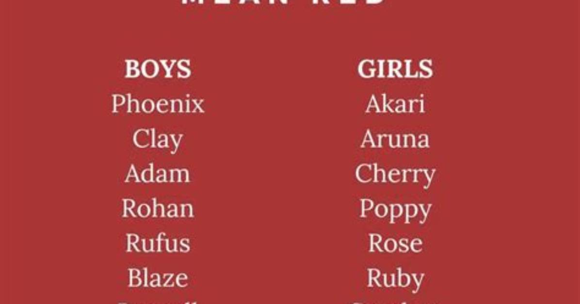 Name a Red